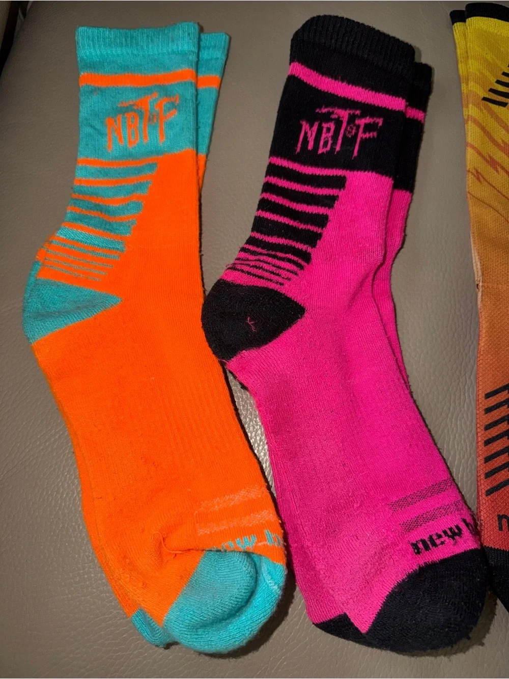 6prs NEW BALANCE/NB Track & Field Meet Crew Socks Limited Edition Women One Size